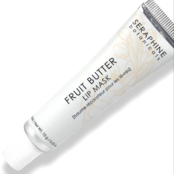 SERAPHINE botanicals, Fruit Butter - Lip Mask, Peach Nectar 0.53ozs - Picture 5 of 7